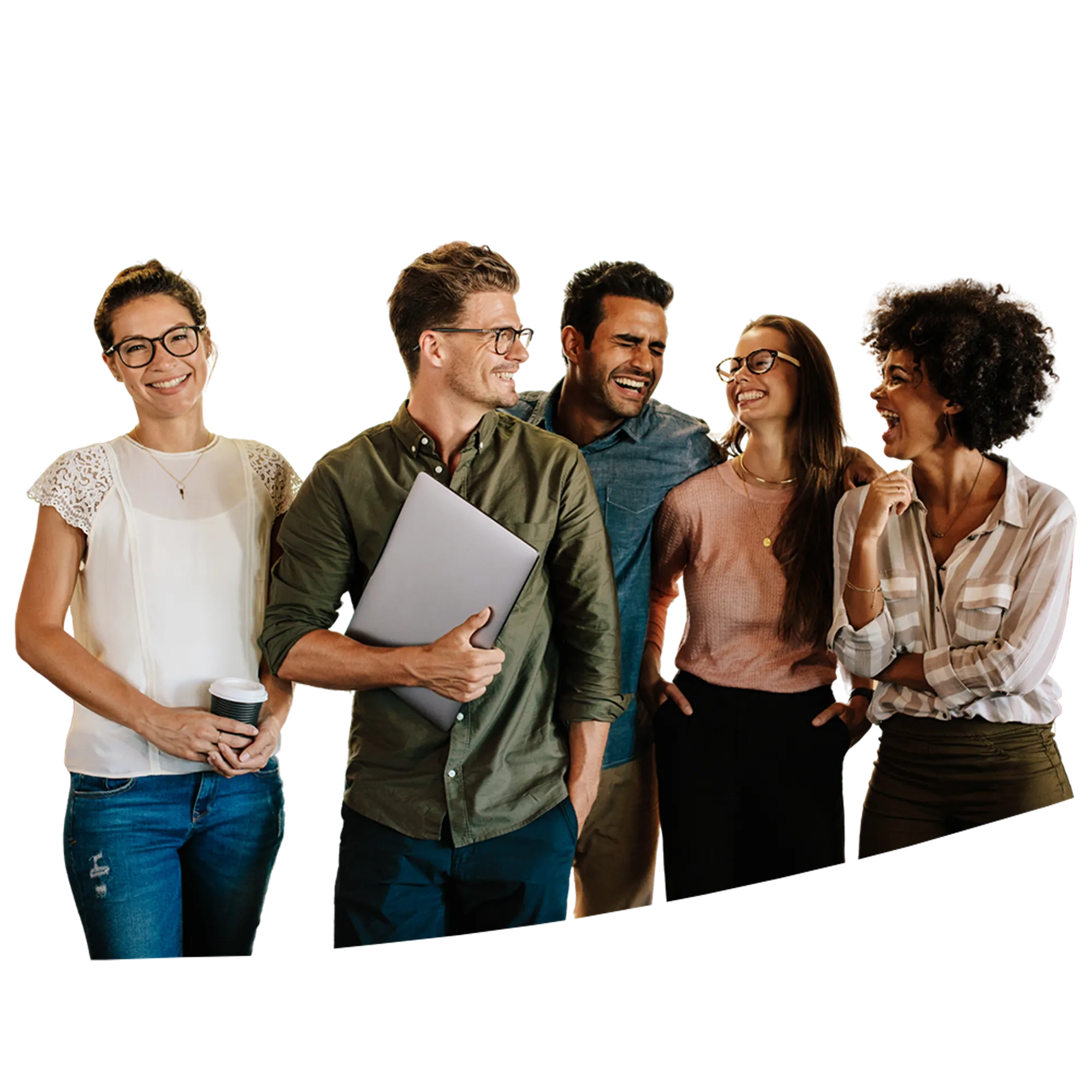 image d'un groupe de personnes qui rigolent